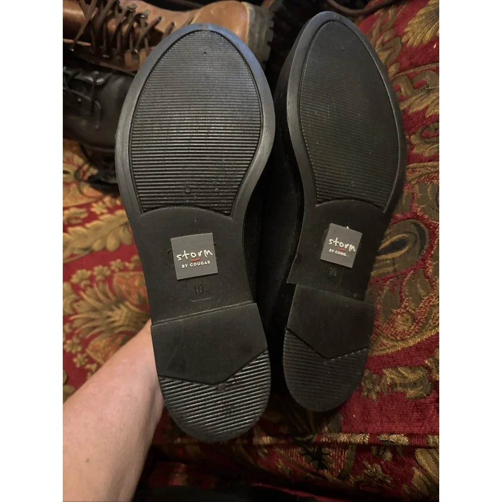 Storm By Cougar Chelsea Boots Black SIZE 10 Rain Boot | Winter Nice